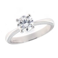Anello Fanton Gioielli Donna SOLITARI LAB GROWN in Oro bianco Diamante Lab Grown 1.50 Ct ANOR-181-52 - ANOR-181-52